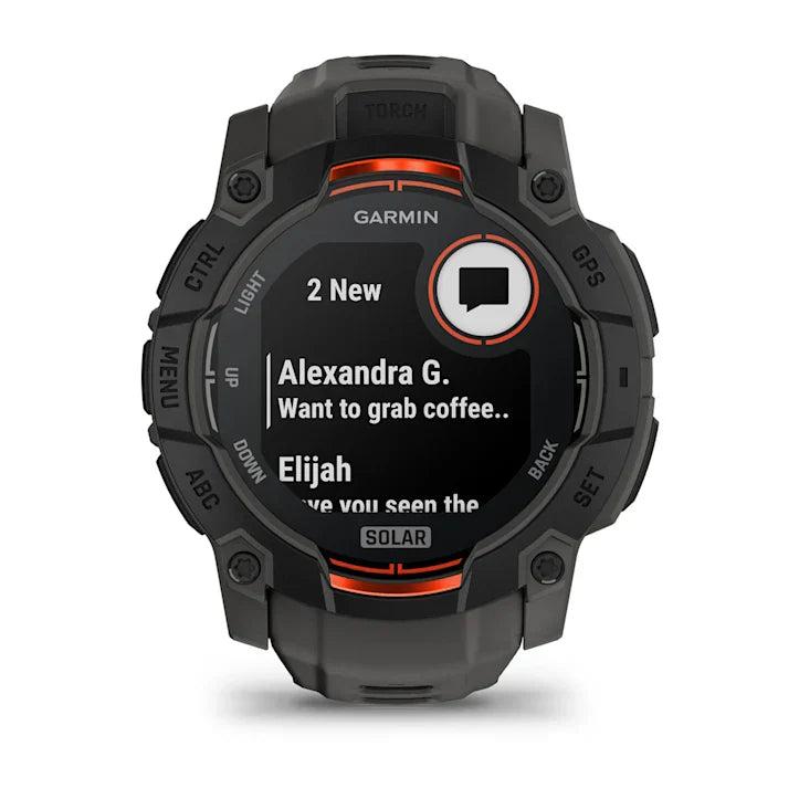 Instinct 3 Solar Black Bezel With Black Band Smartwatch