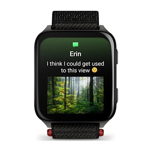 Venu X1 Black With Slate Titanium Case And Black Nylon Band