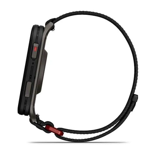 Venu X1 Black With Slate Titanium Case And Black Nylon Band