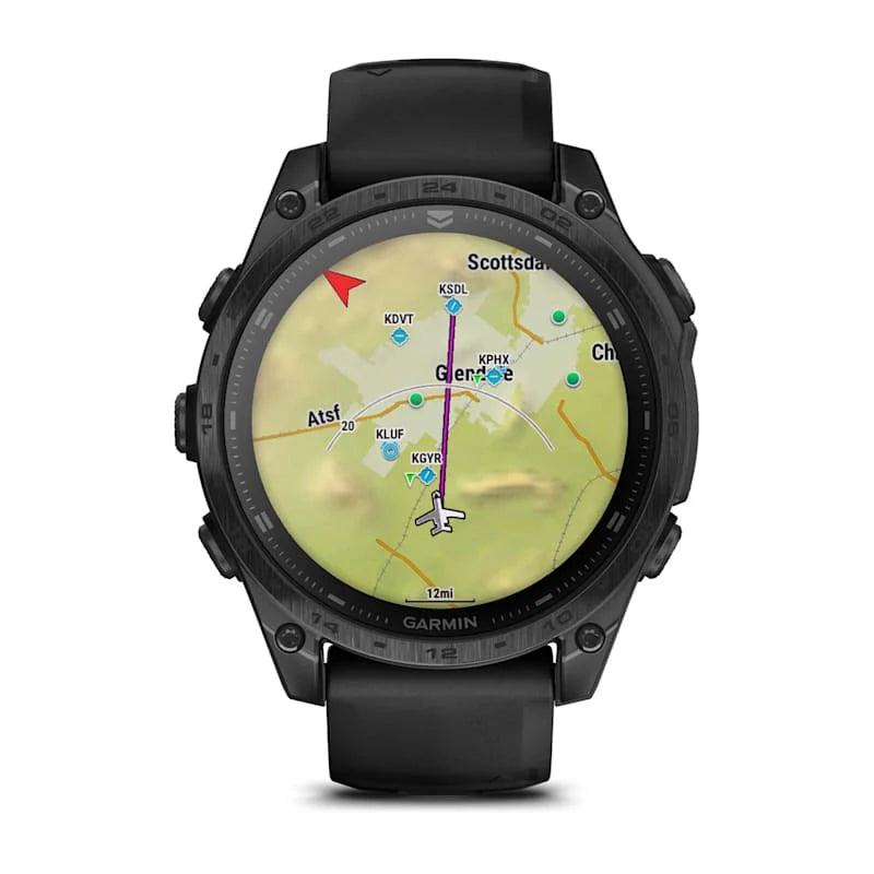 Tactix 8 Amoled Black Pebble Grey Silicone Band 47 MM