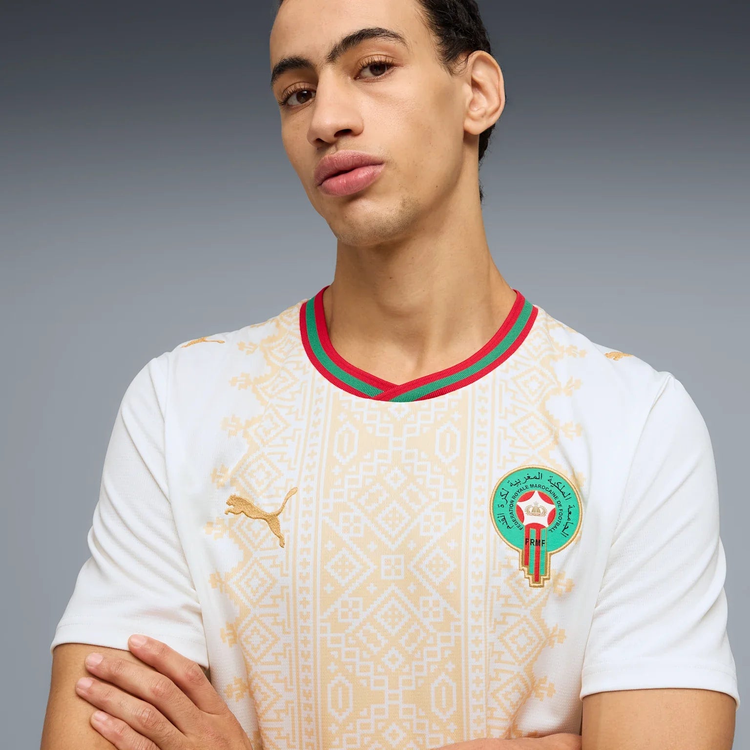 Mens Morocco FRMF Away 25/26 Replica Jersey