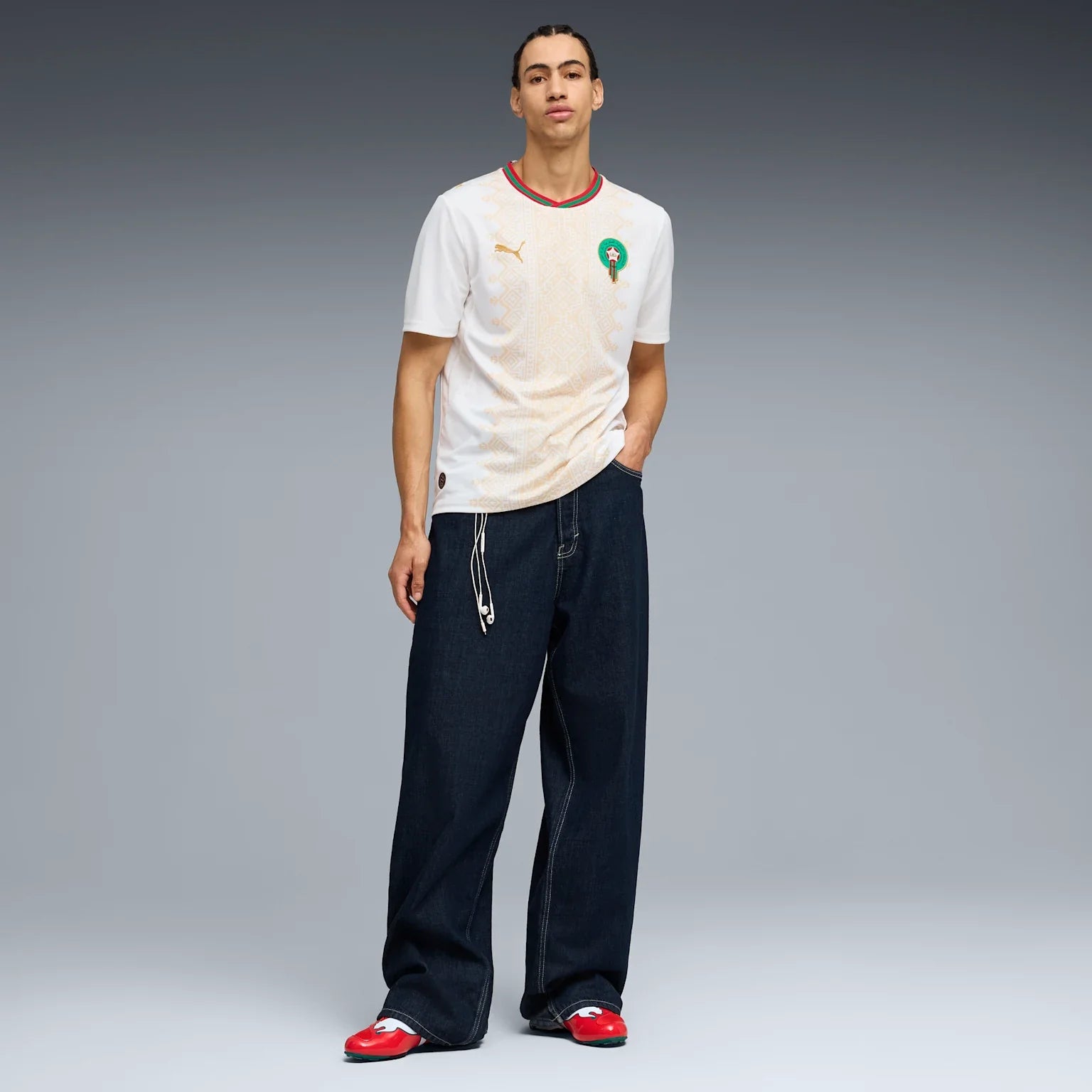 Mens Morocco FRMF Away 25/26 Replica Jersey