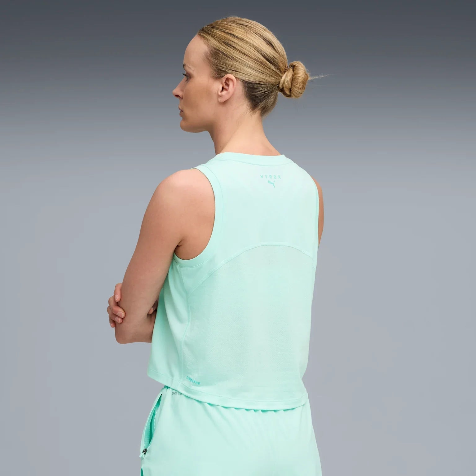 Womens Hyrox Cloudspun Thermoadapt Crop Tanks