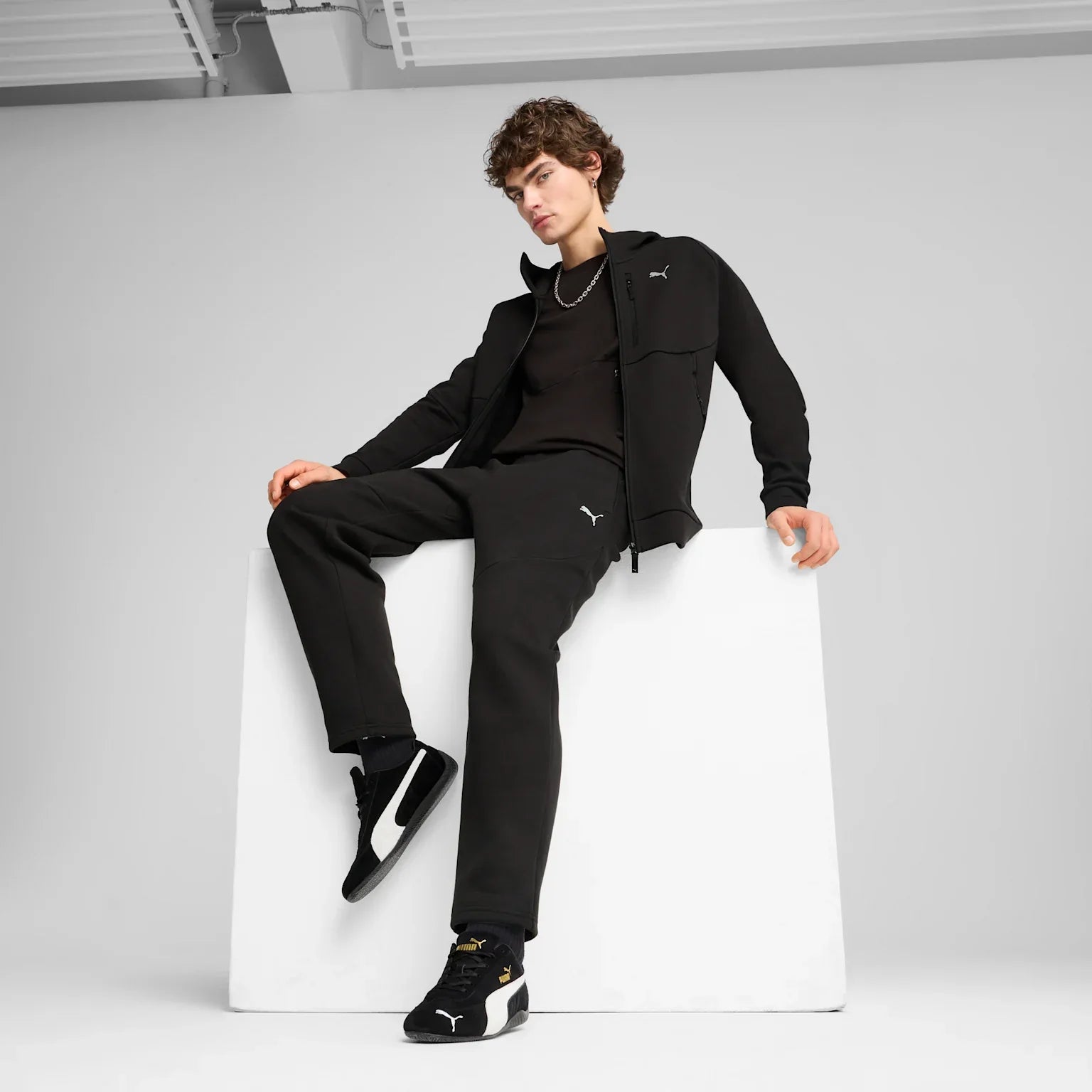 Mens PumaTech Full Zip Hooded Jacket