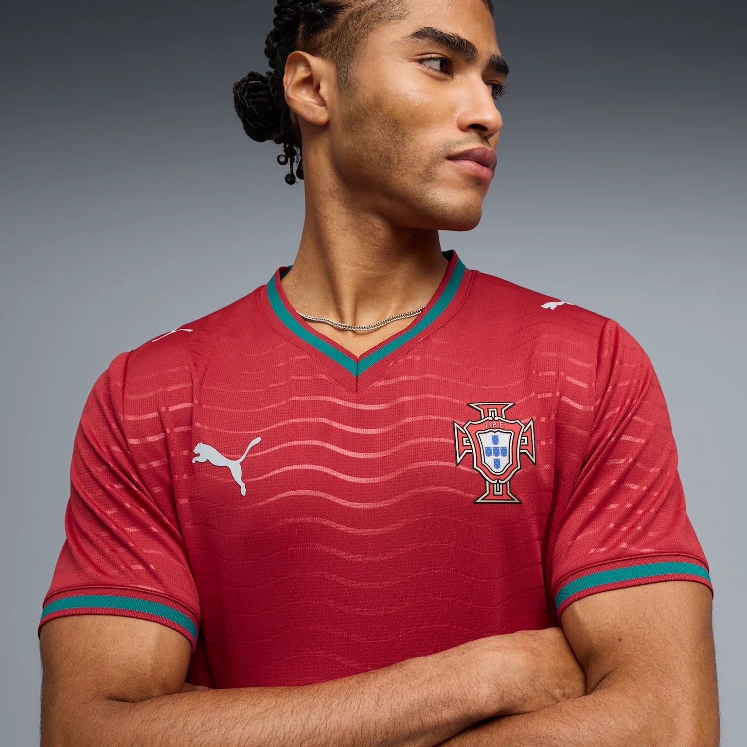 Mens Portugal FPF Home 25/26 Authentic Home Jersey