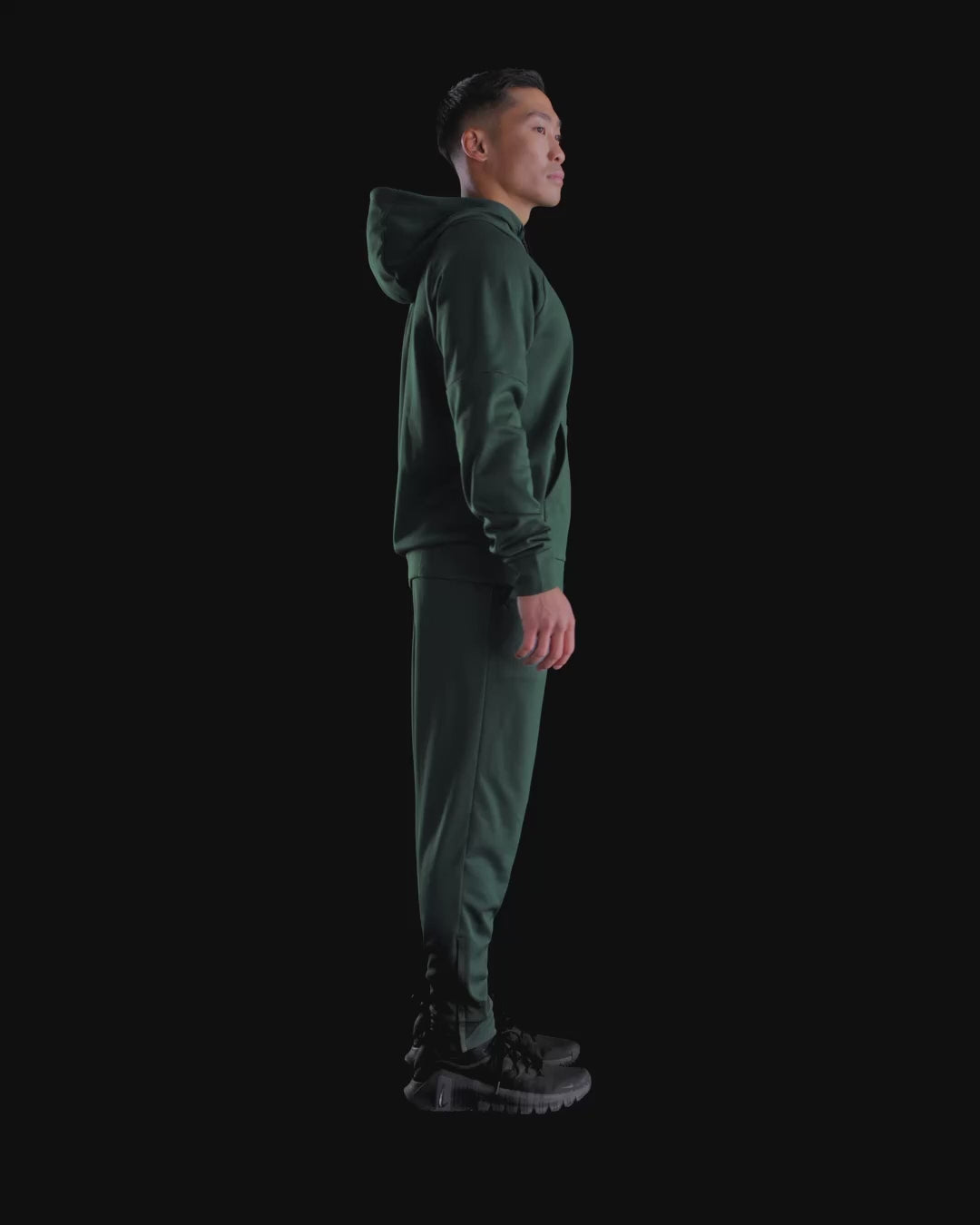 Mens Techfit Full Zip Hooded Jacket