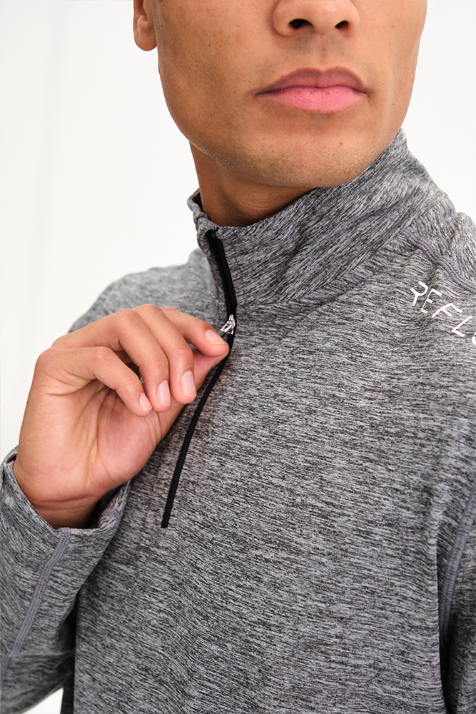 Mens Purus 1/4 Zip Longsleeve Top