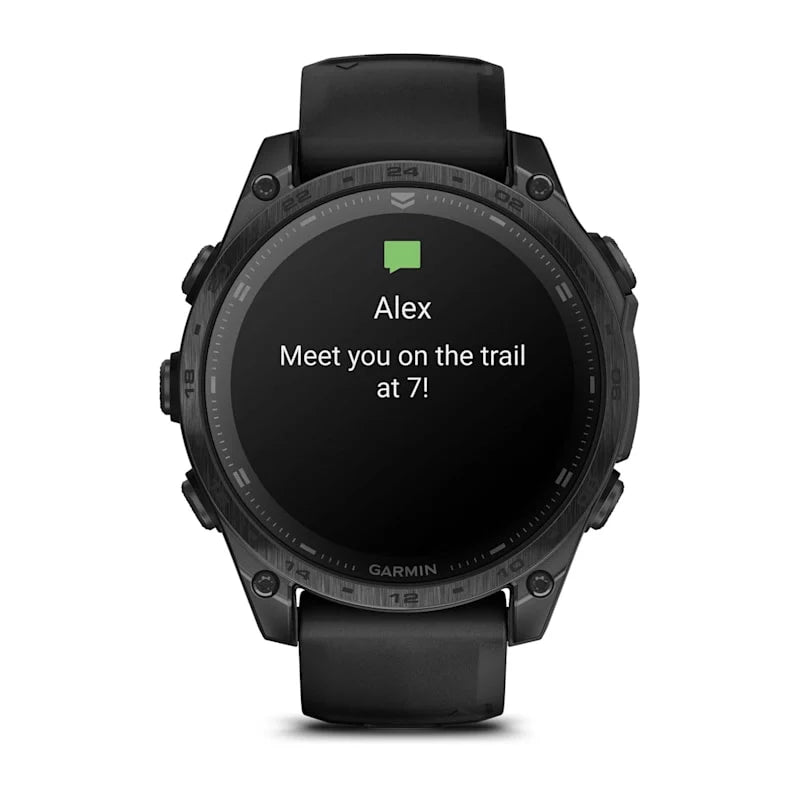 Tactix 8 Amoled Black Pebble Grey Silicone Band 47 MM