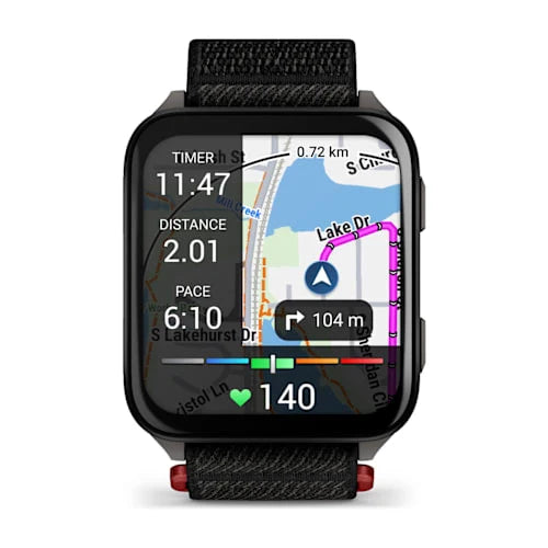 Venu X1 Black With Slate Titanium Case And Black Nylon Band