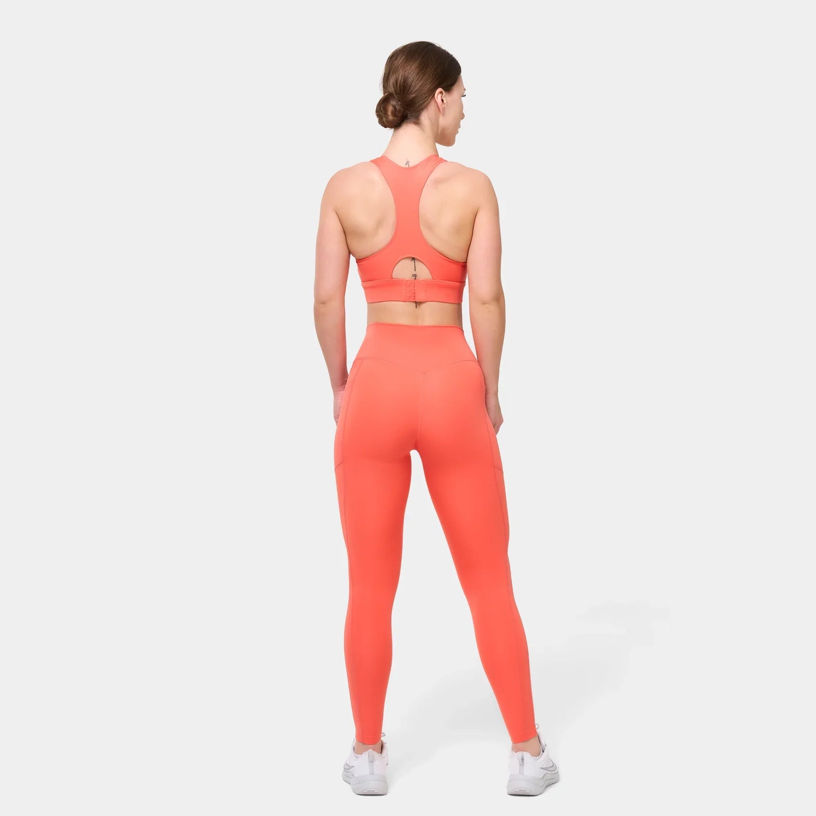 Womens Essential Racerback High Impact Sports Bra