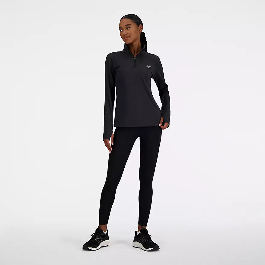 Womens Running Essentials Space Dye Quarter Zip