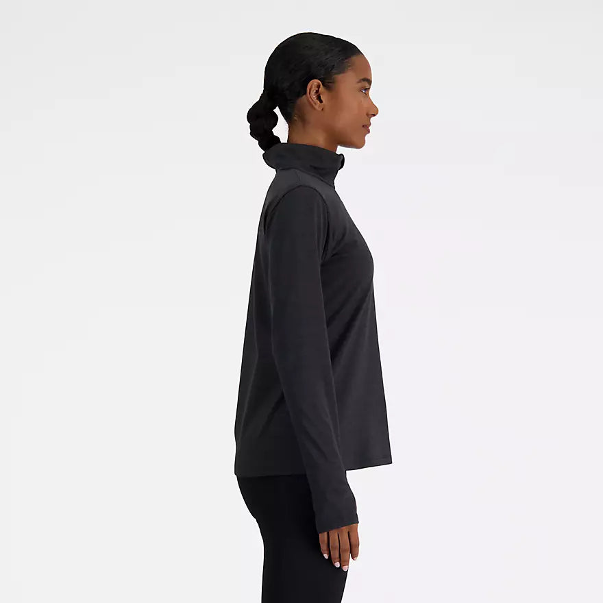 Womens Running Essentials Space Dye Quarter Zip