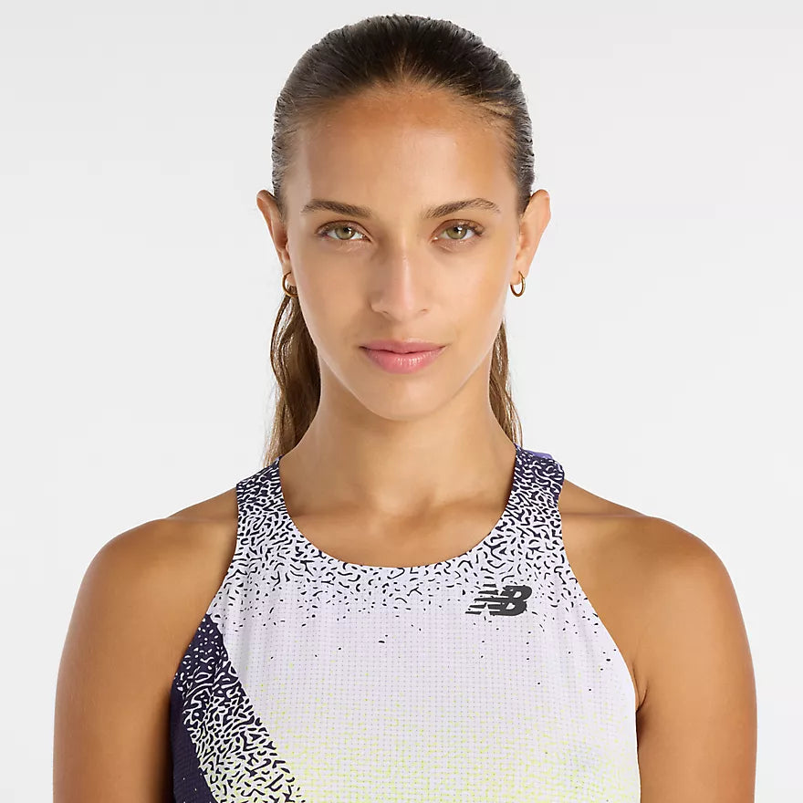 Womens Race Day Printed Singlet