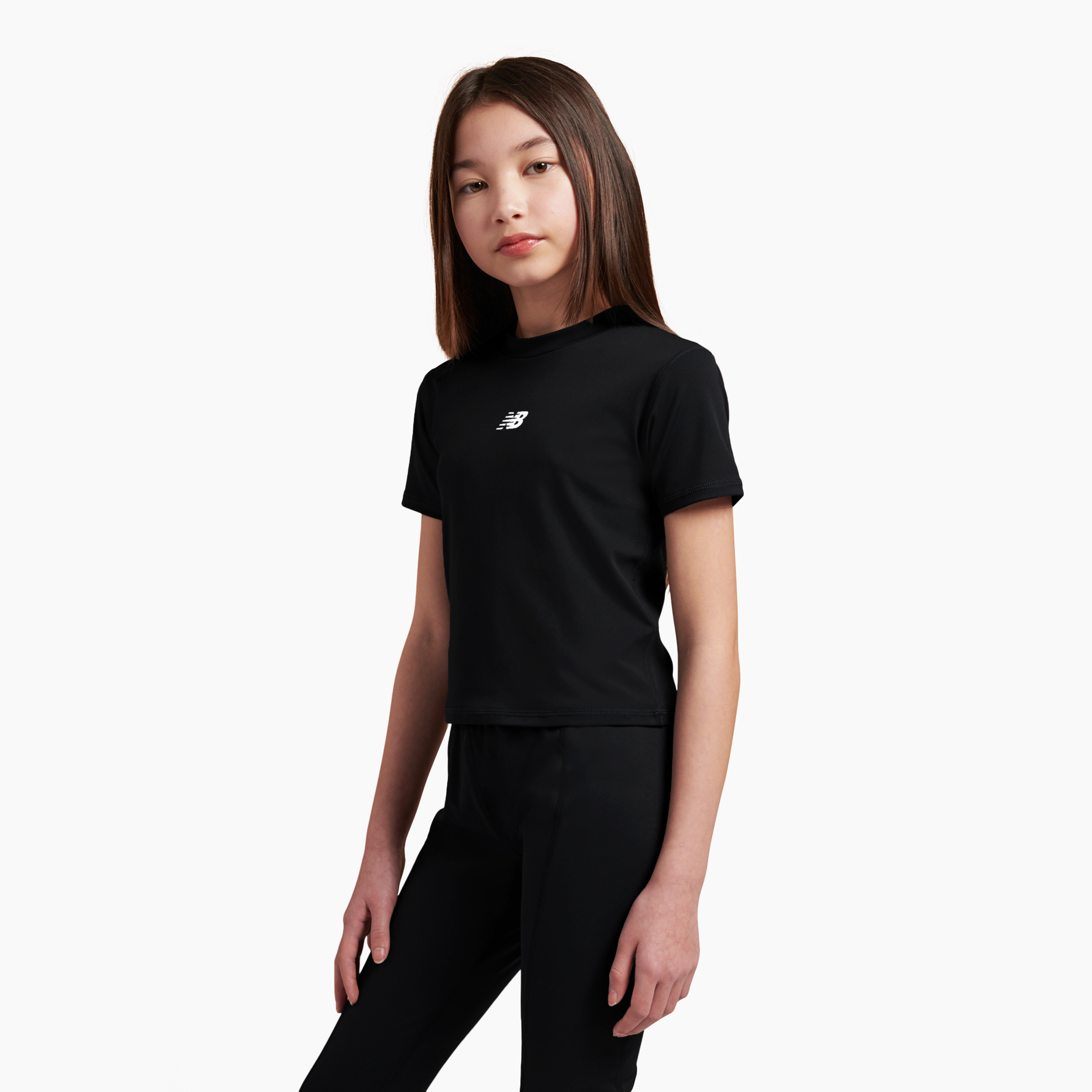Junior Girls Running Athletic Short Sleeve Tshirt
