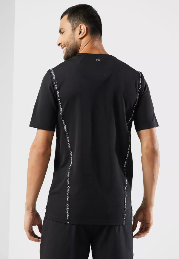 Mens Workout Taping Detail Short Sleeve T-Shirt