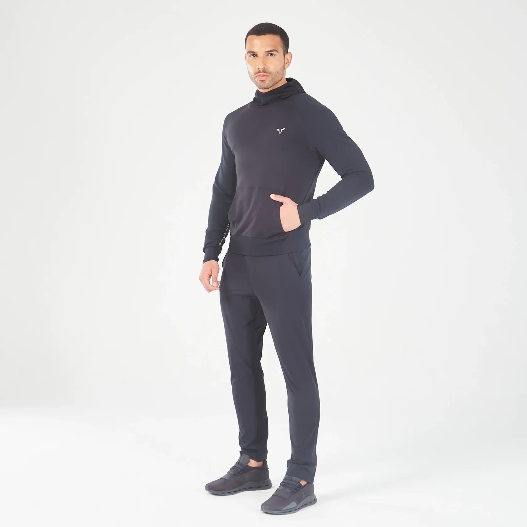 Mens Statement Ribbed Hoodie