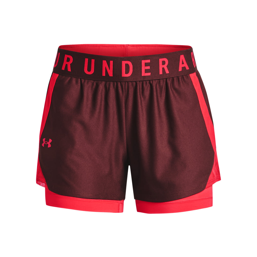 Womens Branded Waistband 2 in 1 Shorts
