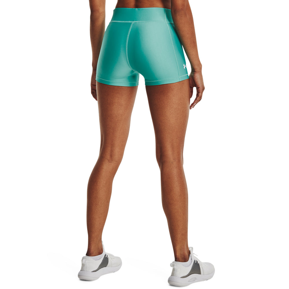 Womens Mid Rise Heat Gear Fitted Shorts