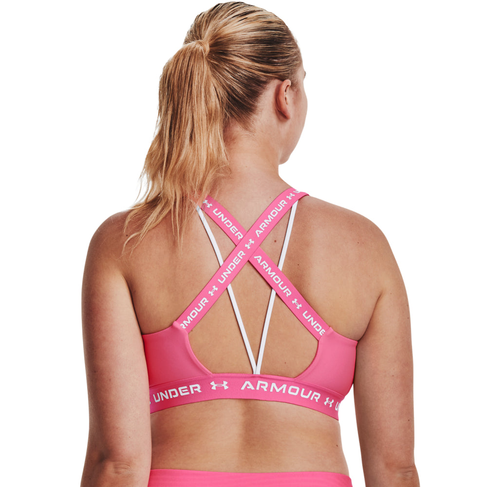 Womens Tape Logo Light Impact Sports Bra