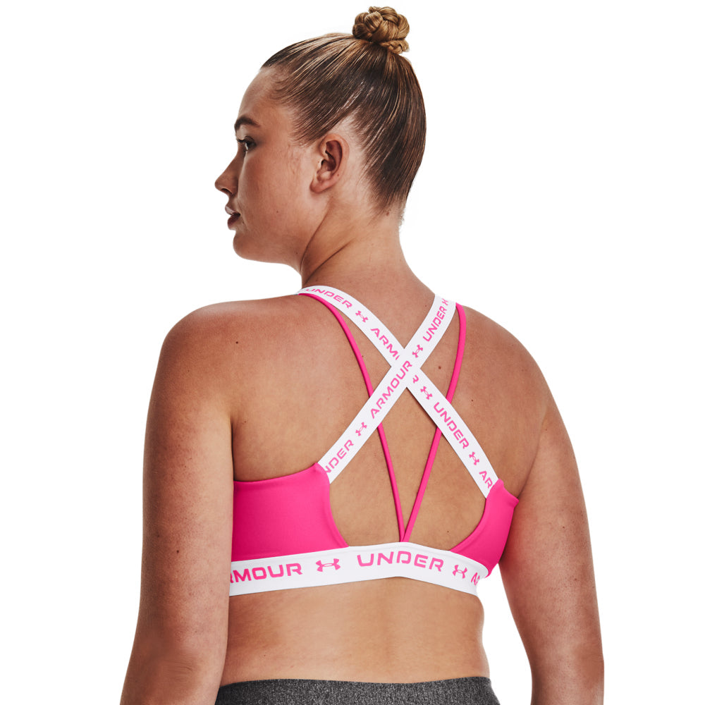 Womens Tape Logo Light Impact Sports Bra