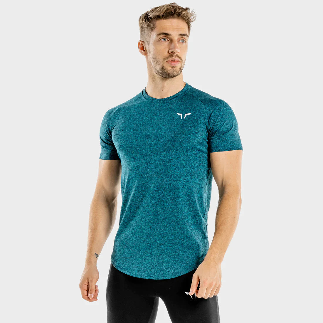 Mens Melange Short Sleeve T-Shirt
