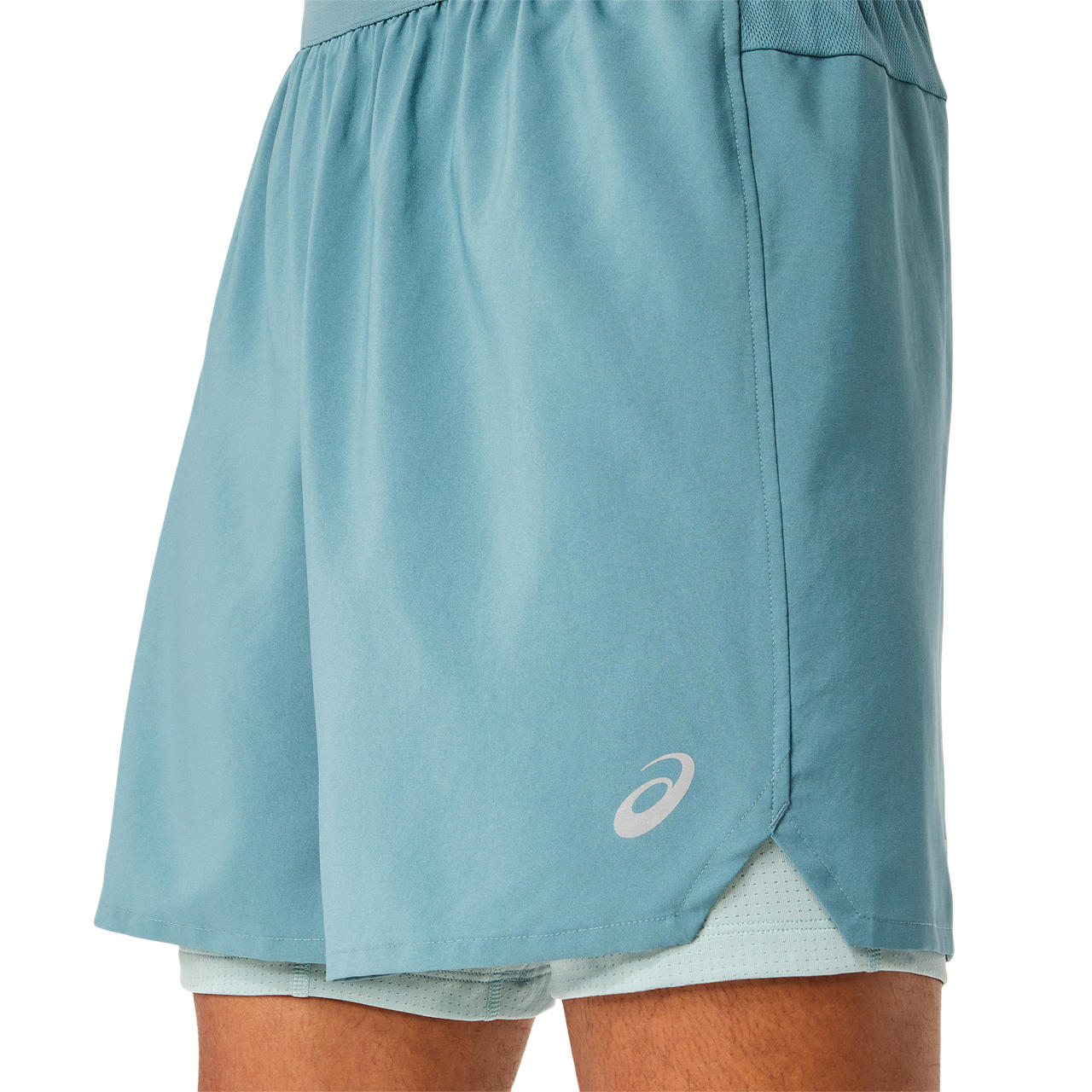 Mens Road 2 in 1 5 Inch Short