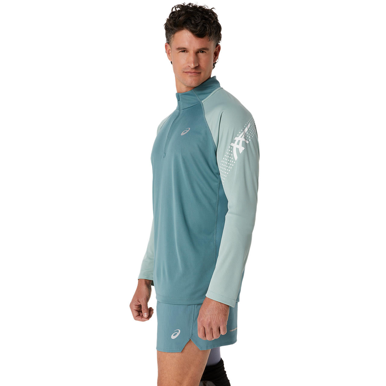 Mens Icon 1/2 Zip Longsleeve Top