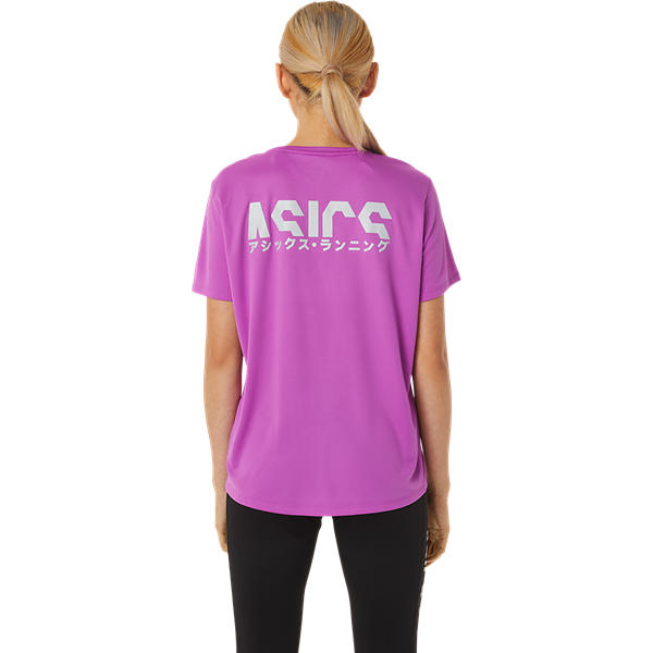 Womens Running Logo Short Sleeve T-Shirt