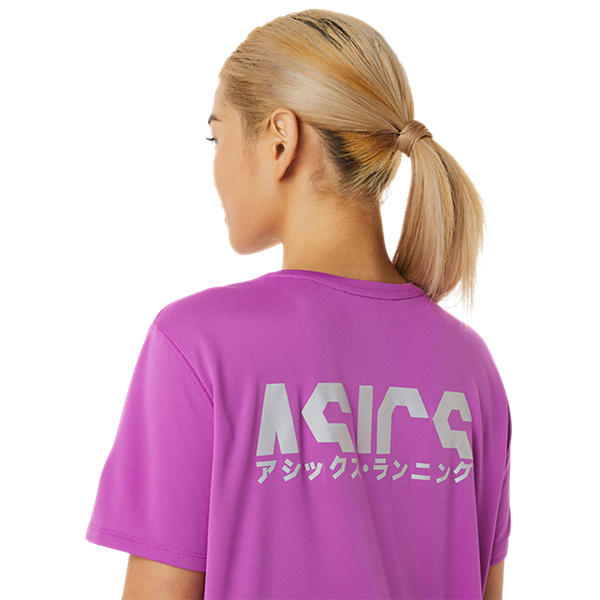Womens Running Logo Short Sleeve T-Shirt