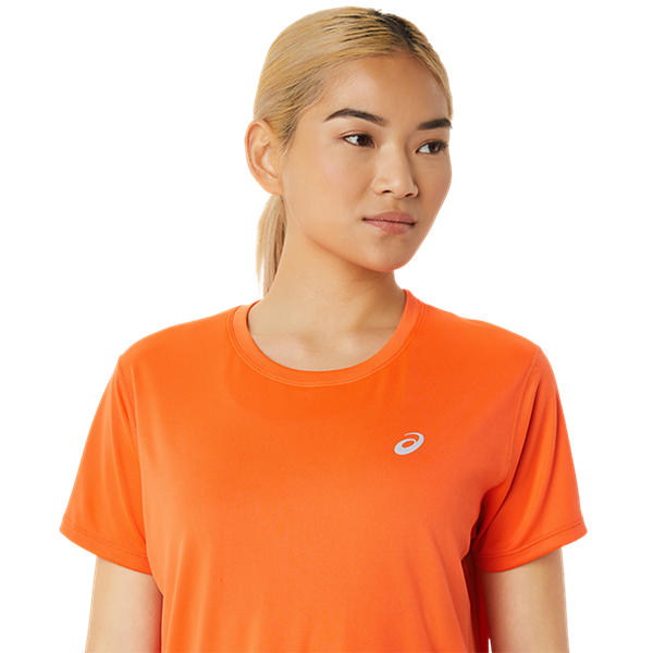 Womens Running Logo Short Sleeve T-Shirt