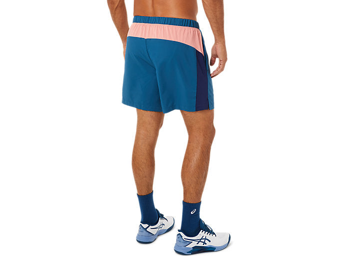 Mens Court Color Block Tennis Short
