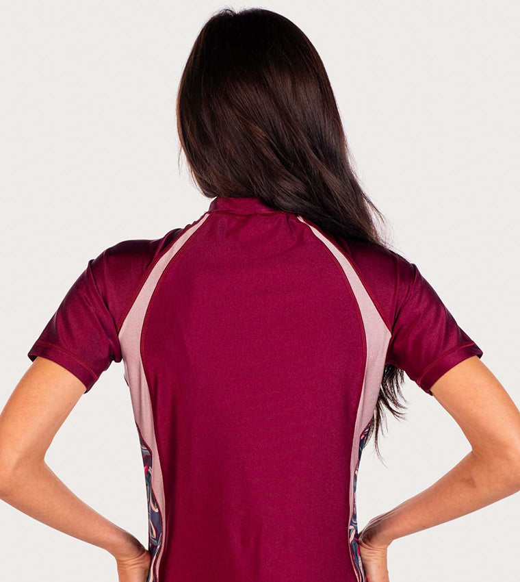 Womens Short Sleeve Rashguard