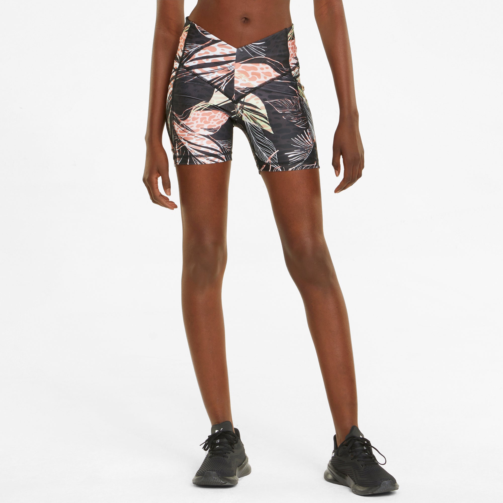 Womens All Over Print Bike Shorts