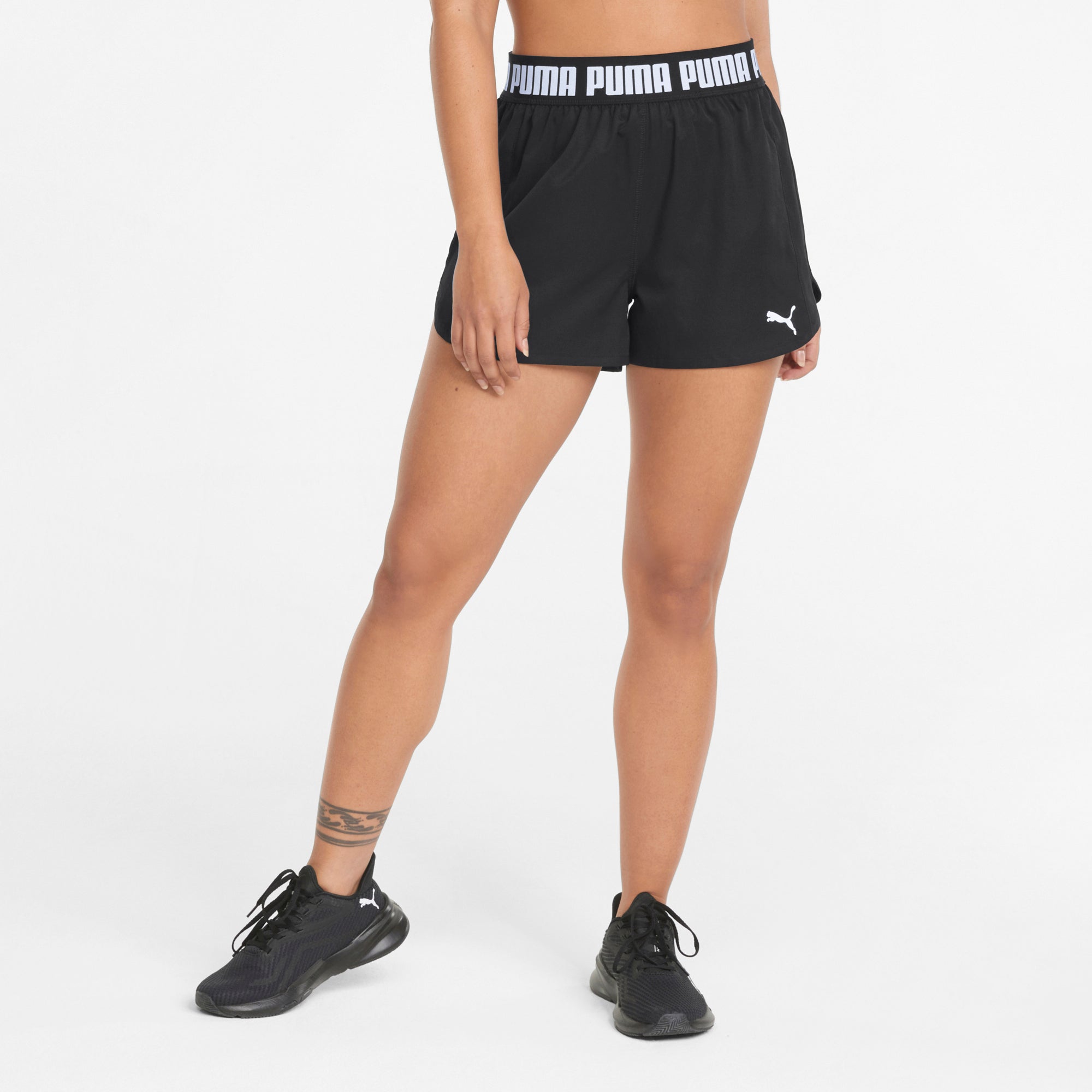 Womens Branded Waistband Shorts