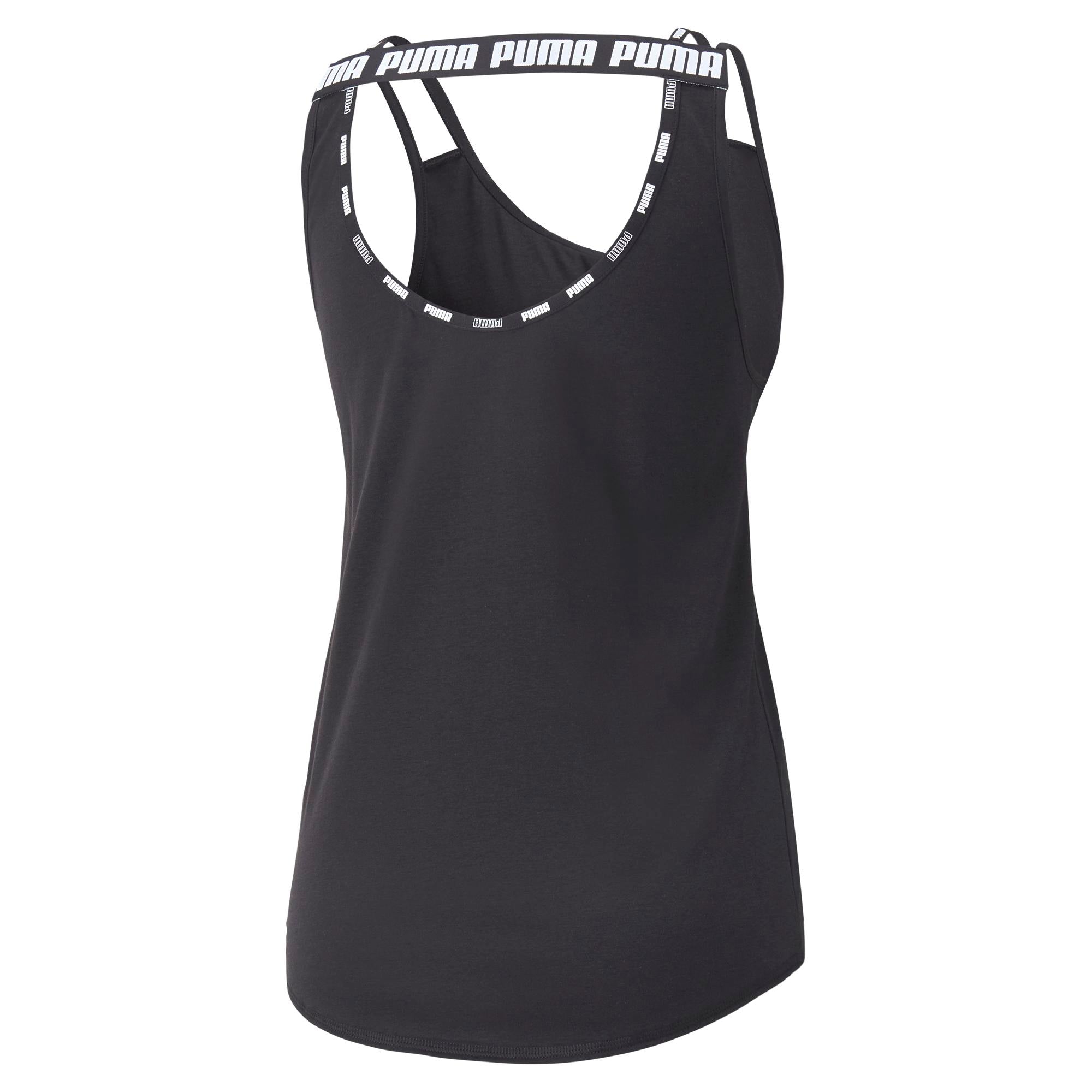 Womens Tape Logo Strappy Tank