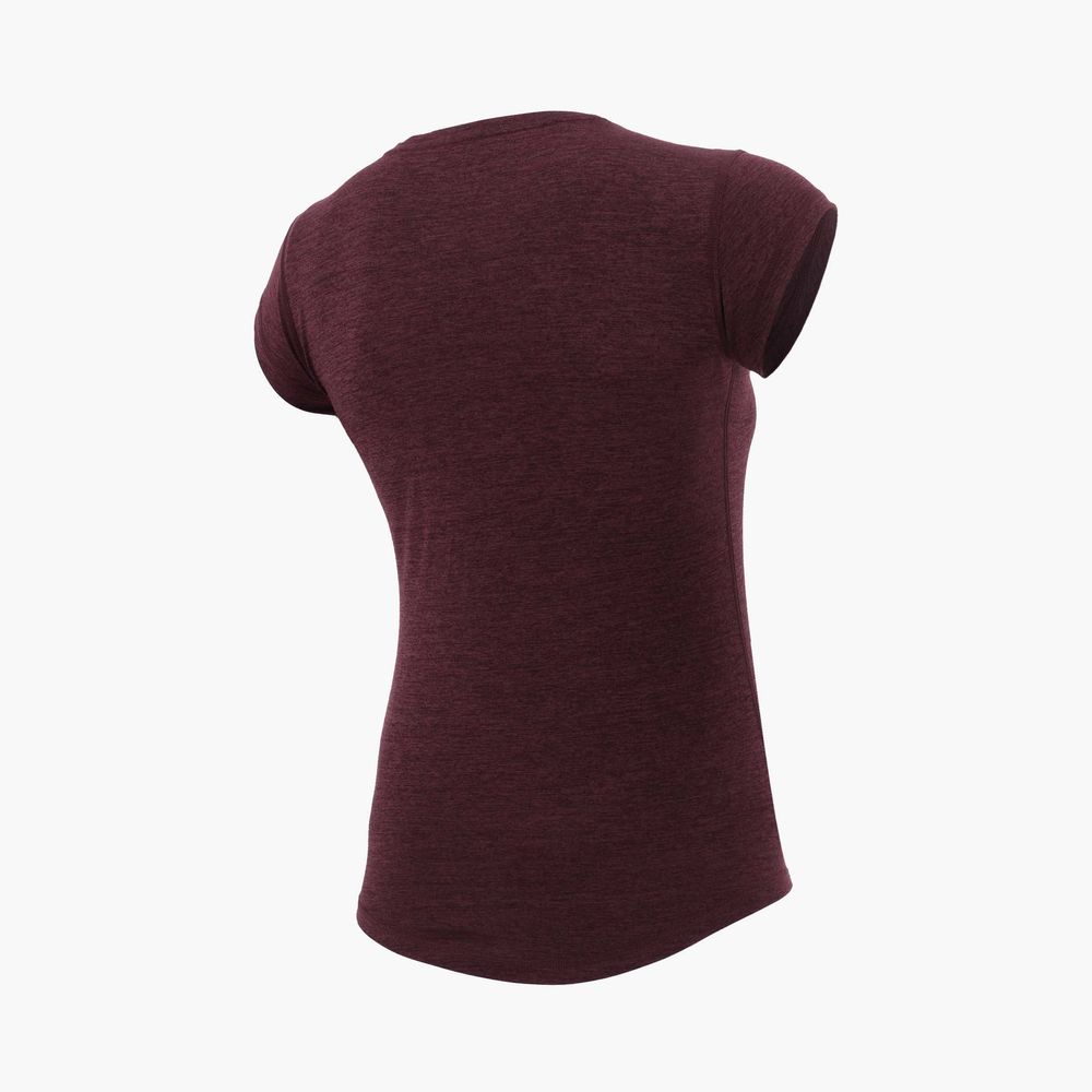 Womens Heather Big Logo Short Sleeve T-Shirt