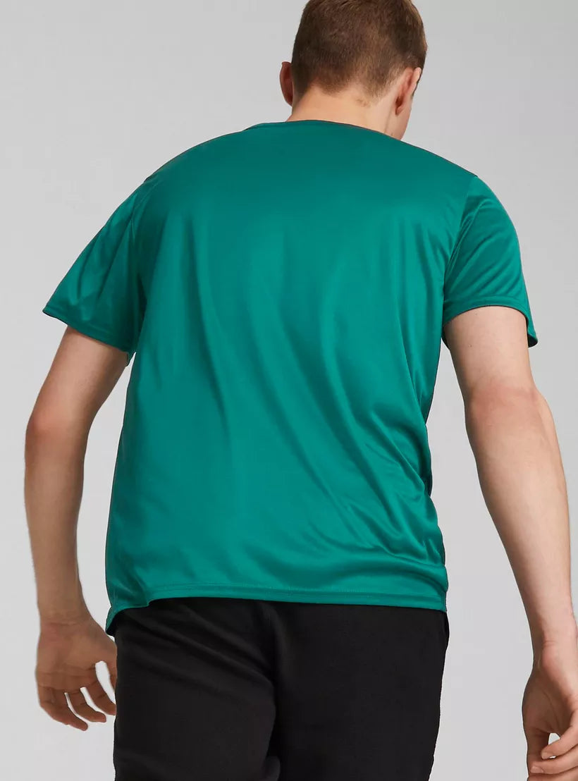 Mens Fit Poly Logo Short Sleeve T-Shirt