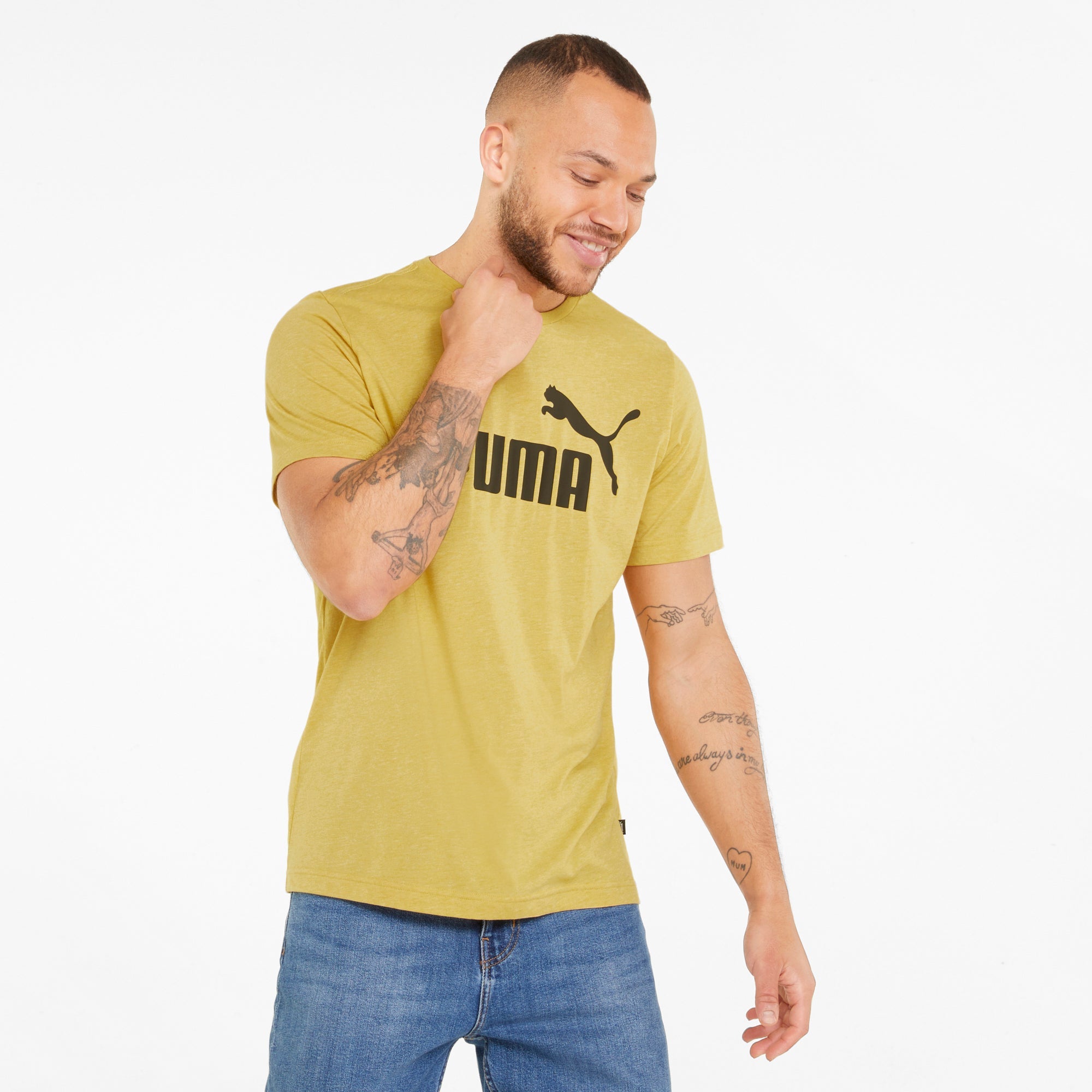 Mens Essential Heather Short Sleeve T-Shirt