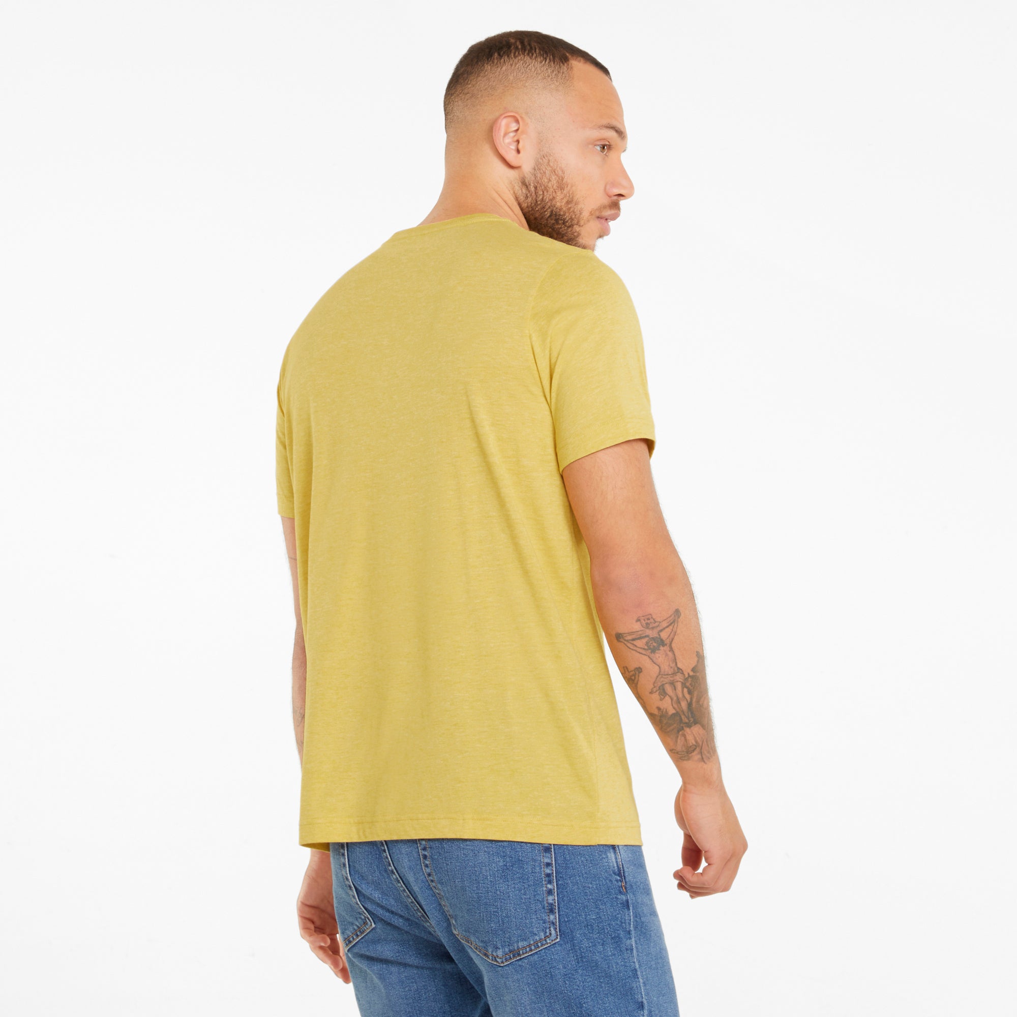 Mens Essential Heather Short Sleeve T-Shirt