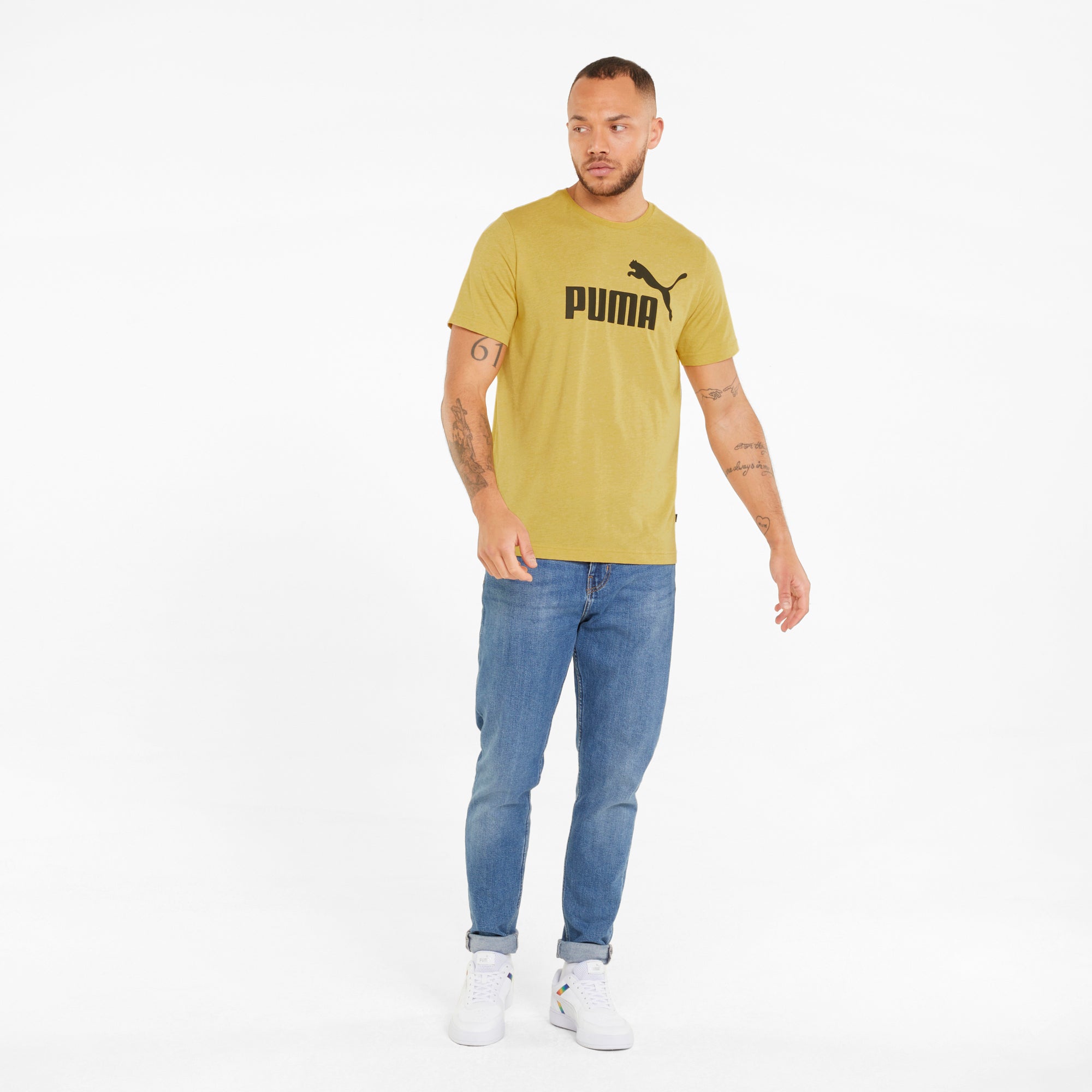 Mens Essential Heather Short Sleeve T-Shirt