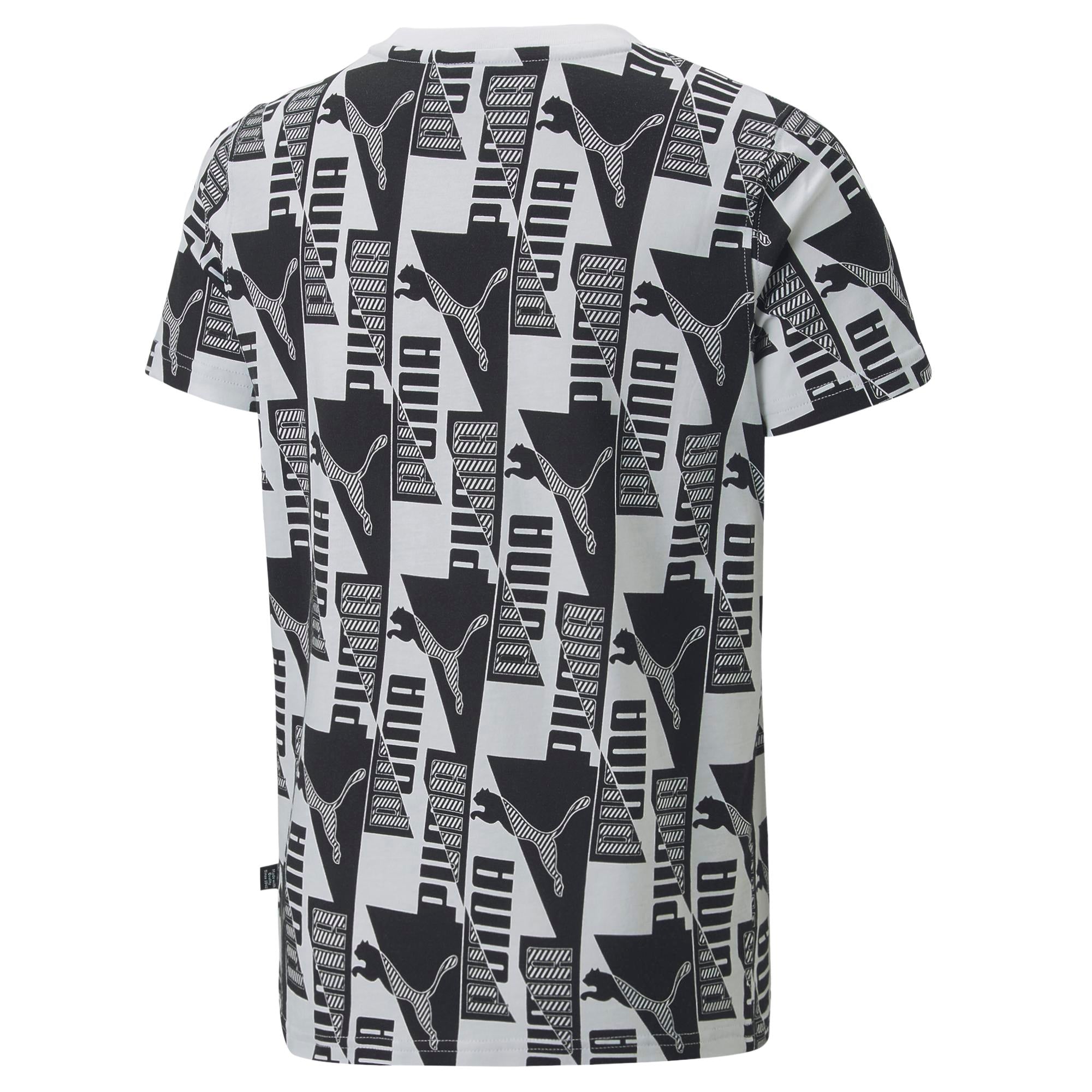 Boys Power All Over Print Short Sleeve T-Shirt