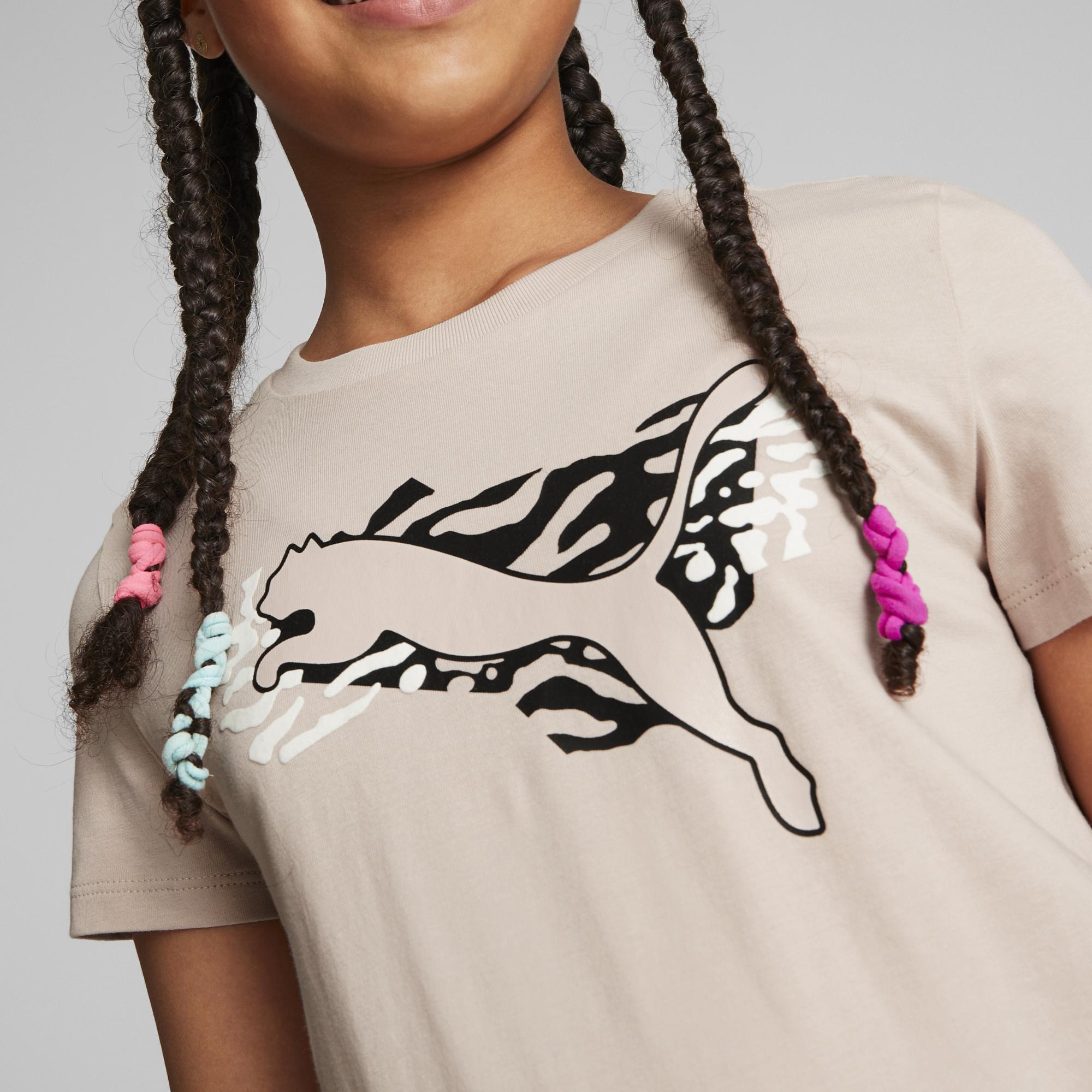 Girls Graphic Logo Short Sleeve T-Shirt