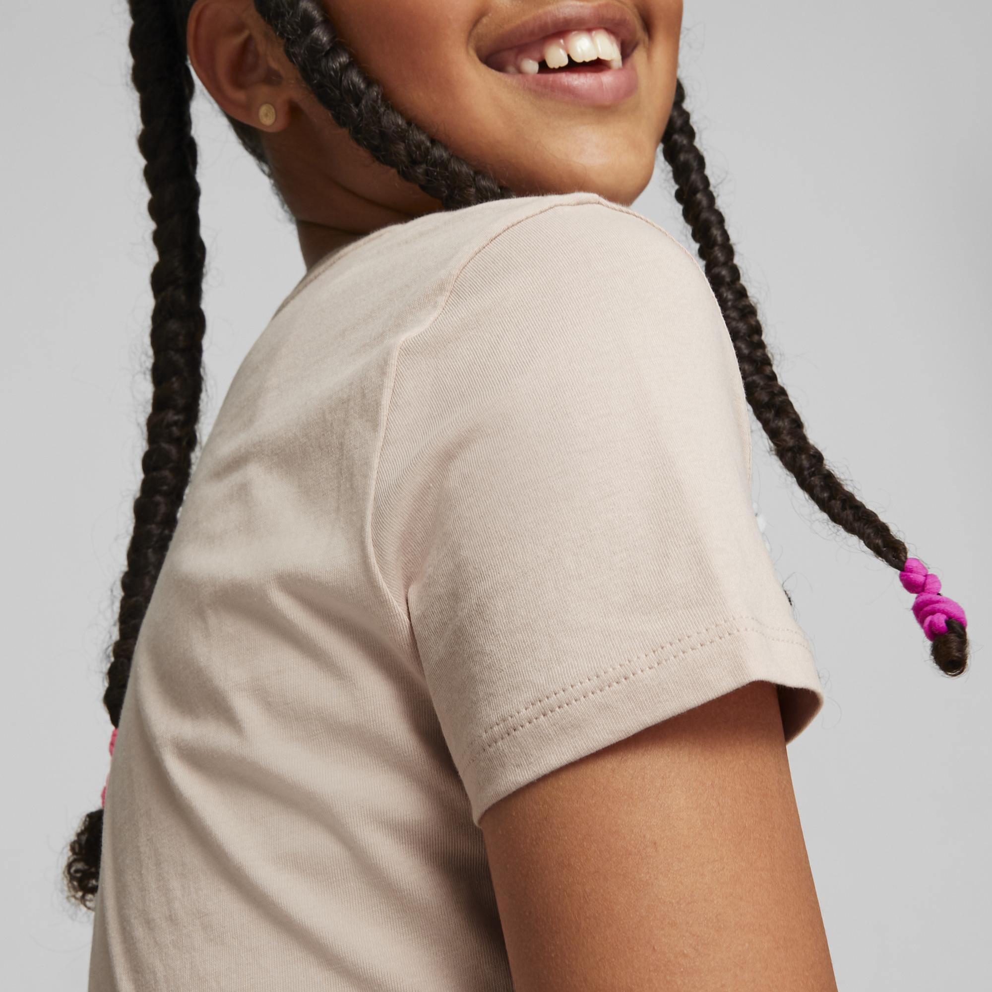 Girls Graphic Logo Short Sleeve T-Shirt