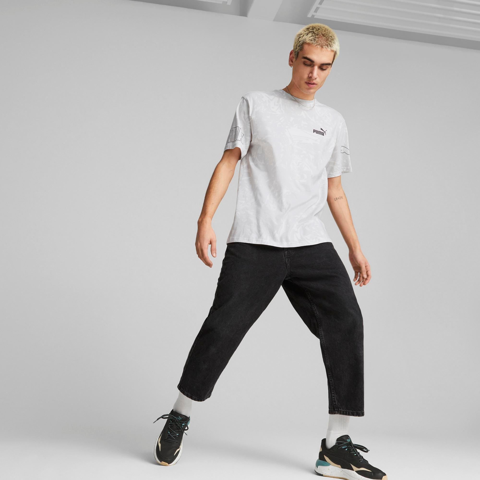 Mens Power Summer Short Sleeve T-Shirt