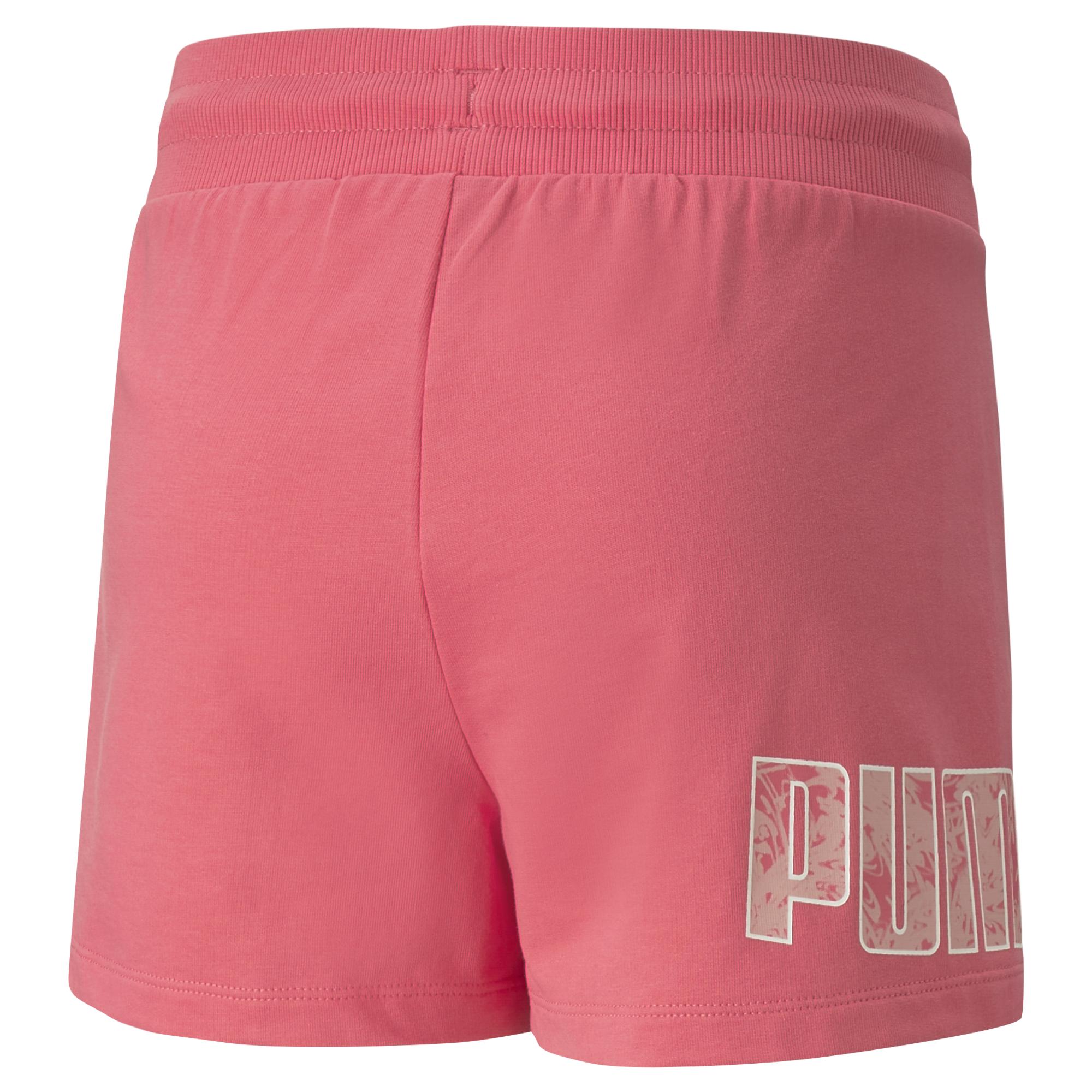 Girls Power Graphic Logo High Rise Shorts