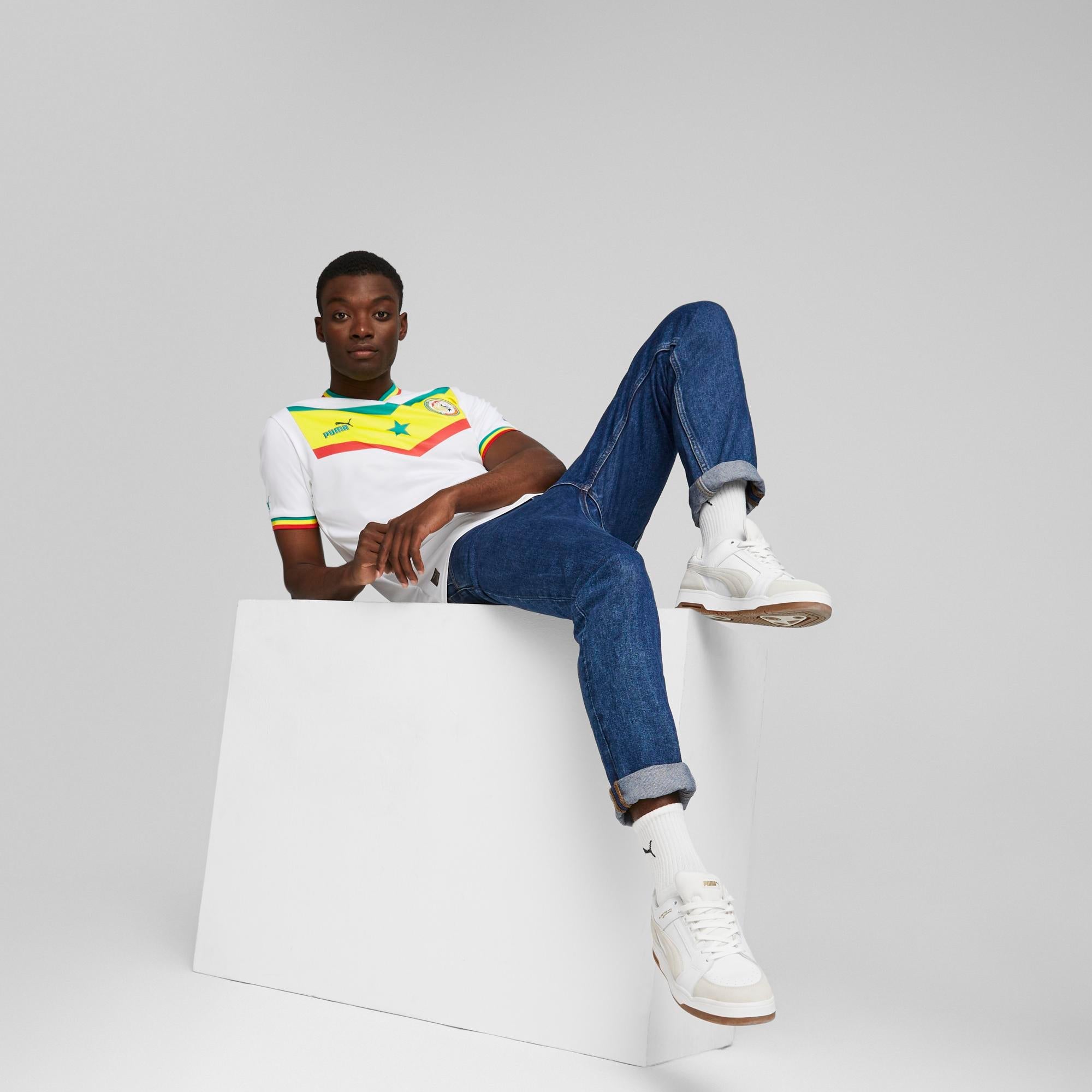 Mens Senegal Home Replica Jersey 22/23