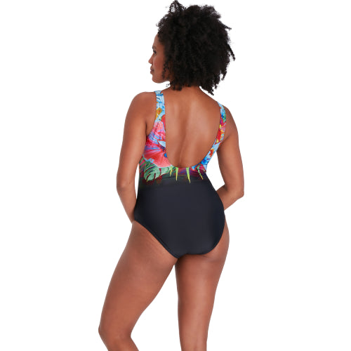 Womens U-Back One Piece Swimsuit