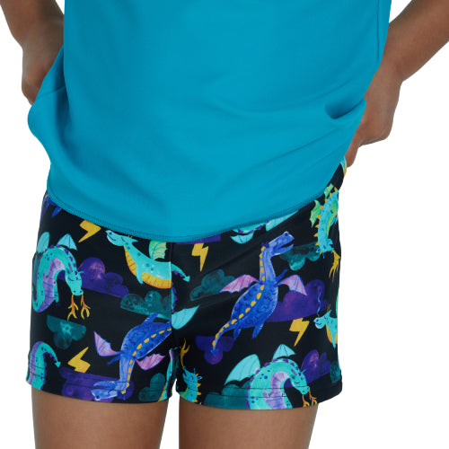 Girls Short Sleeves Rashguard and Bottom Set