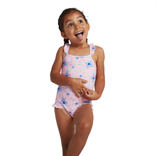 Girls Koko Koala Printed Thinstrap Swimsuit