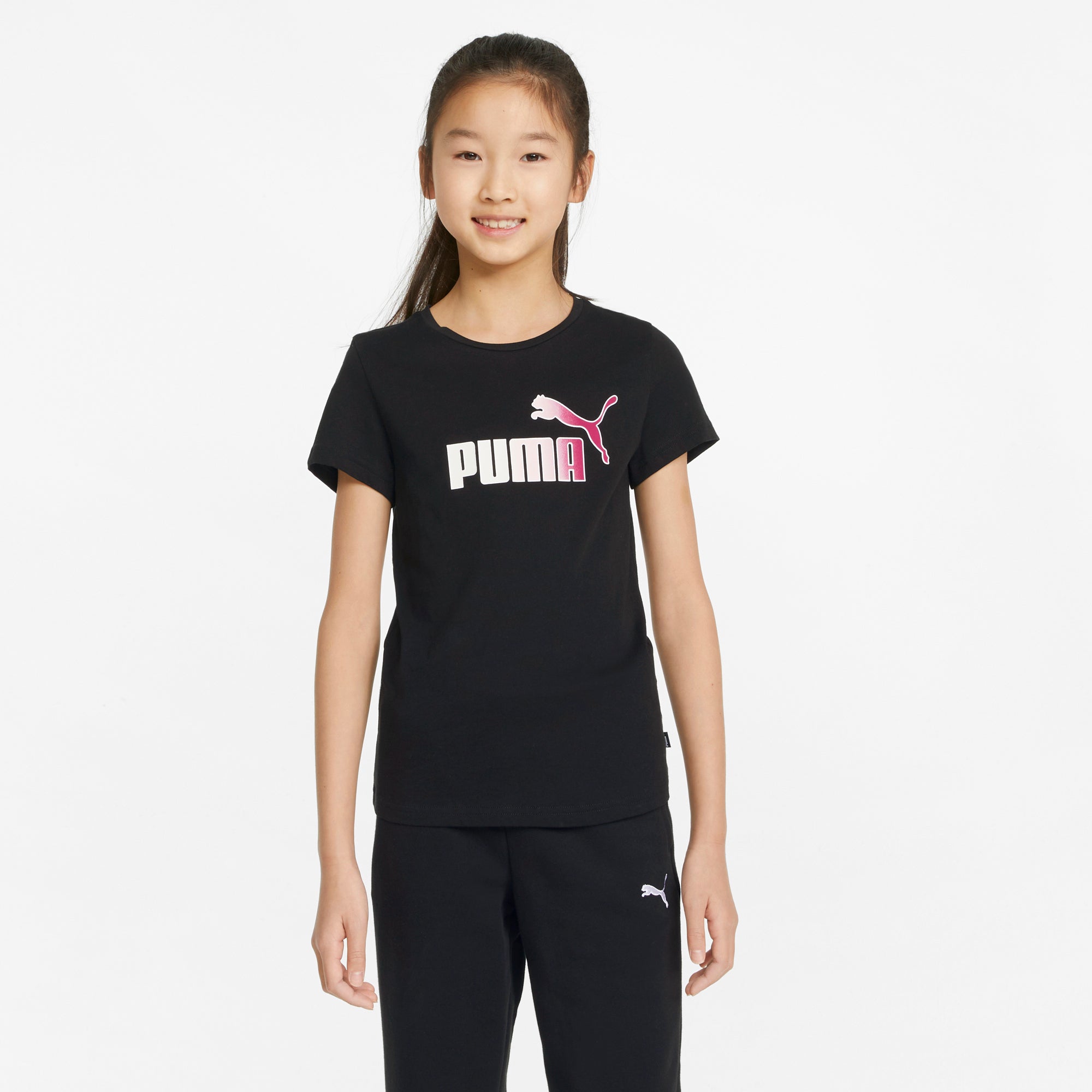 Girls Essential Logo Short Sleeve T-Shirt